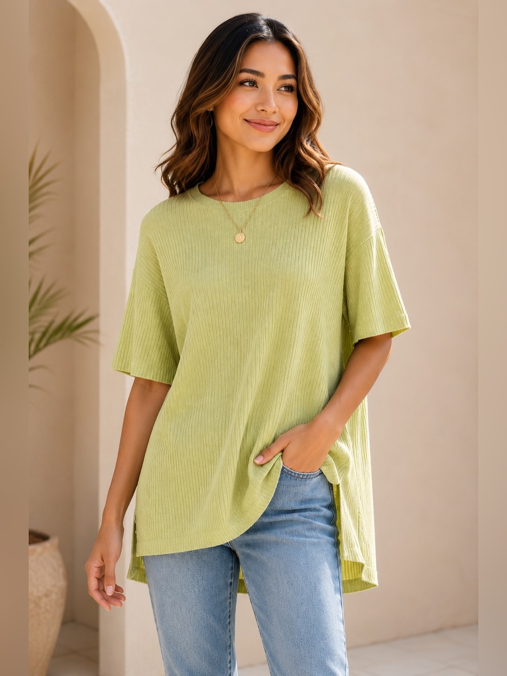 NWT EILEEN FISHER Crew Neck Tunic
Light & Effortless
